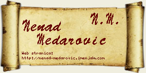 Nenad Medarović vizit kartica